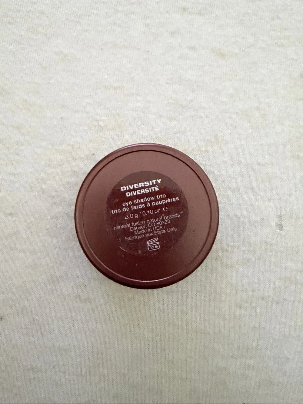 Triple Eyeshadow Compact - Pink, Mauve, Cream